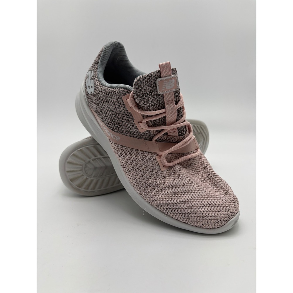 New Balance Coast v4 Womens 9 Pink‎ Grey Heathered Knit Running Shoes WCOASPP4